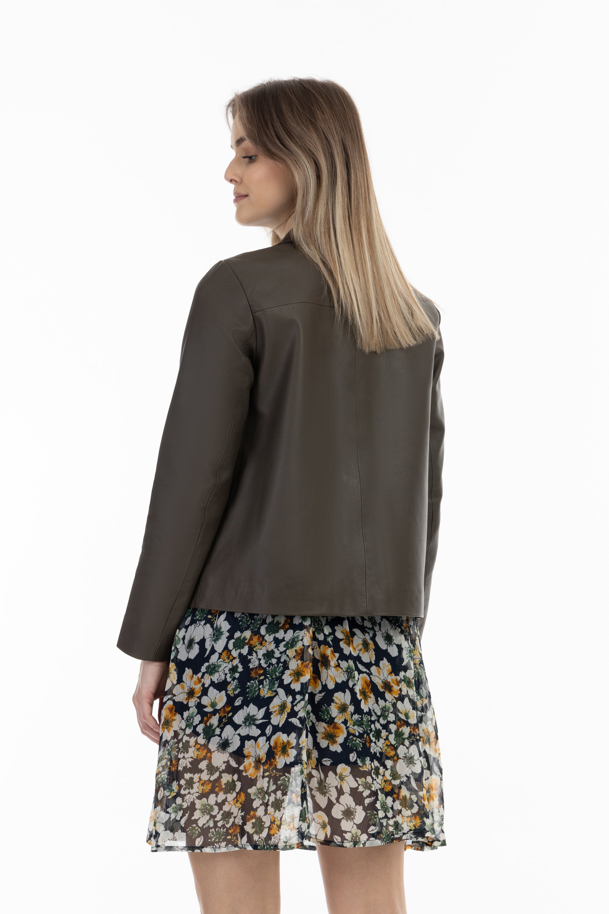 DreiMaster Vintage damska skórzana marynarka