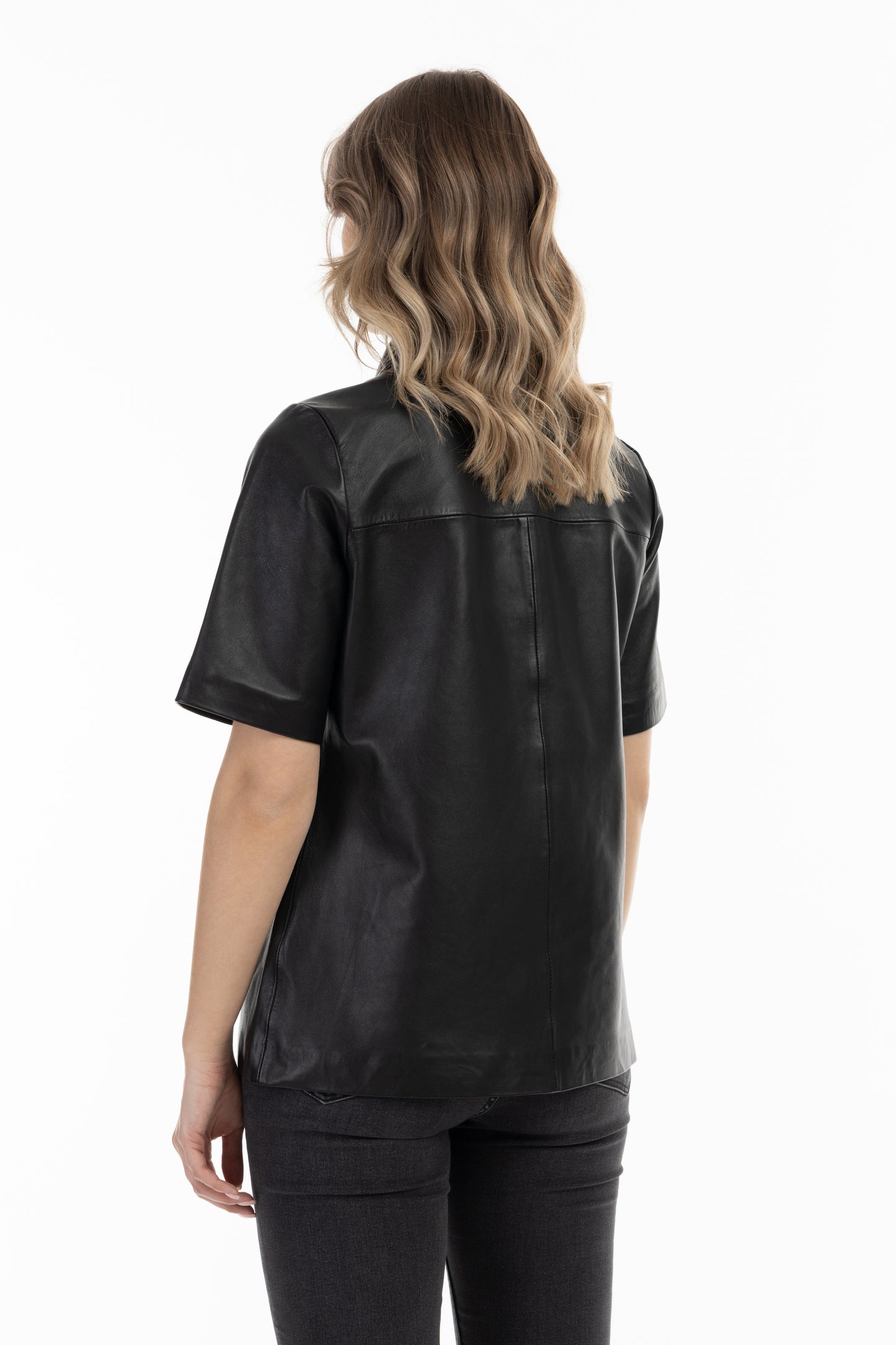 DreiMaster Vintage Women's Leather Shirt