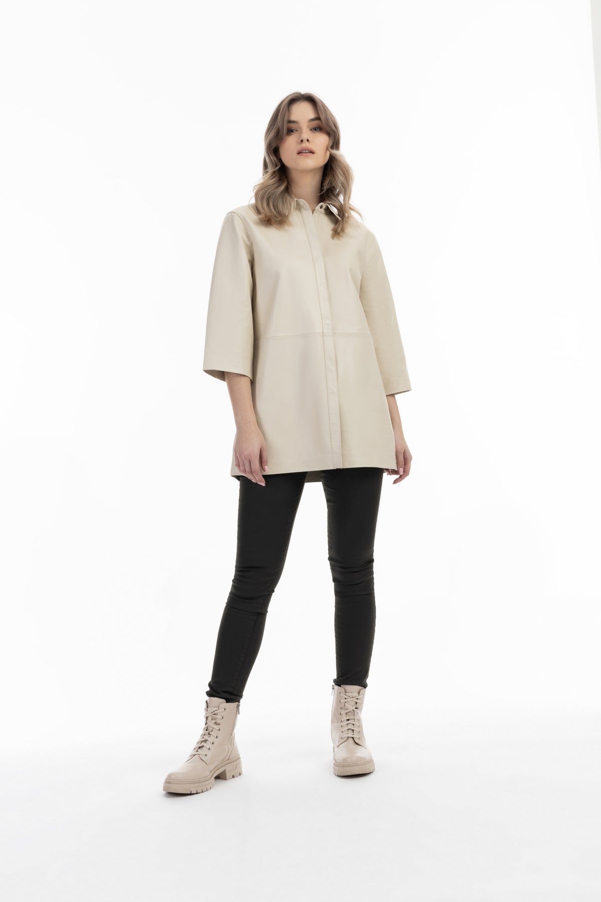 DreiMaster Vintage Women's Lederhemd