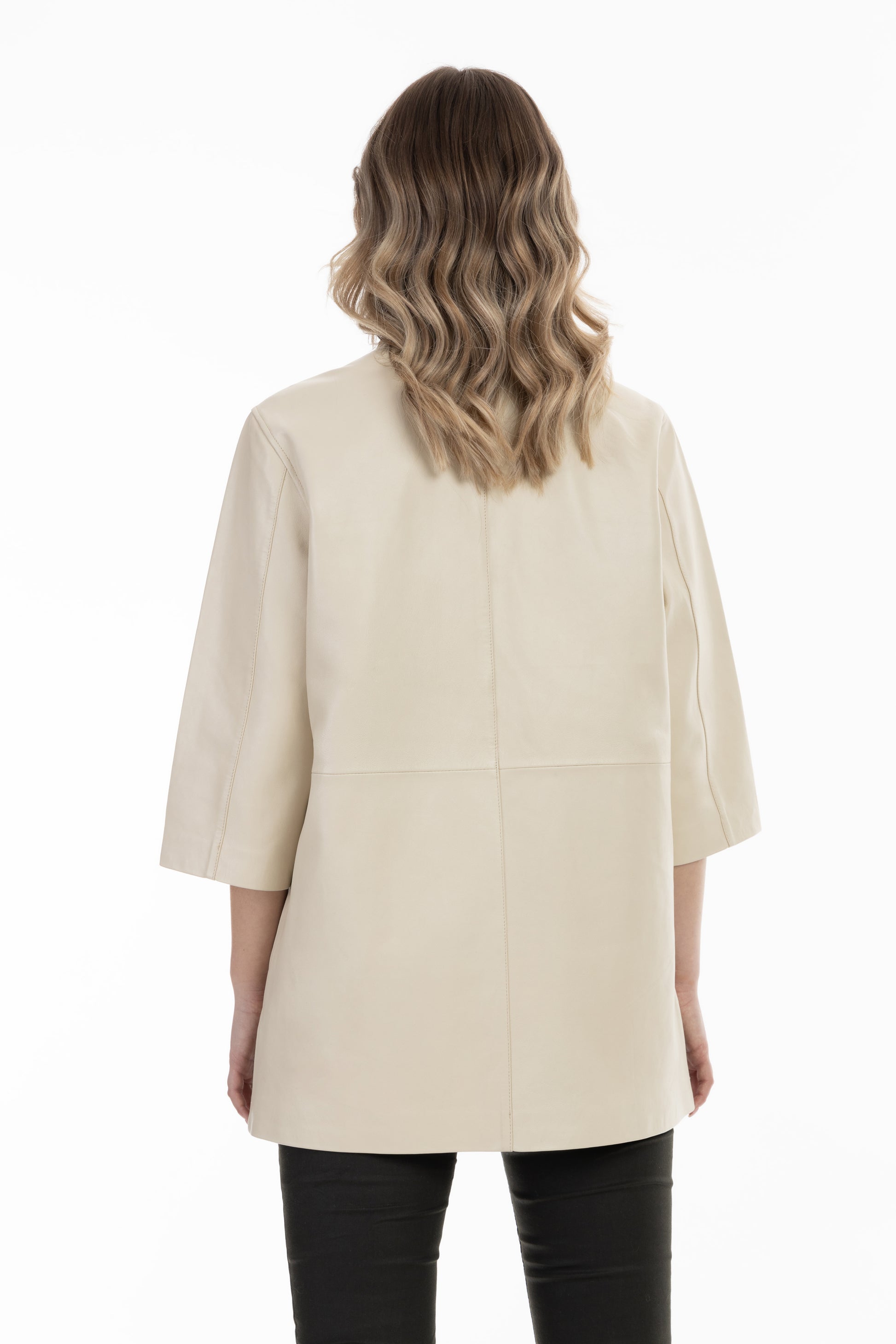 DreiMaster Vintage koszula skórzana damska