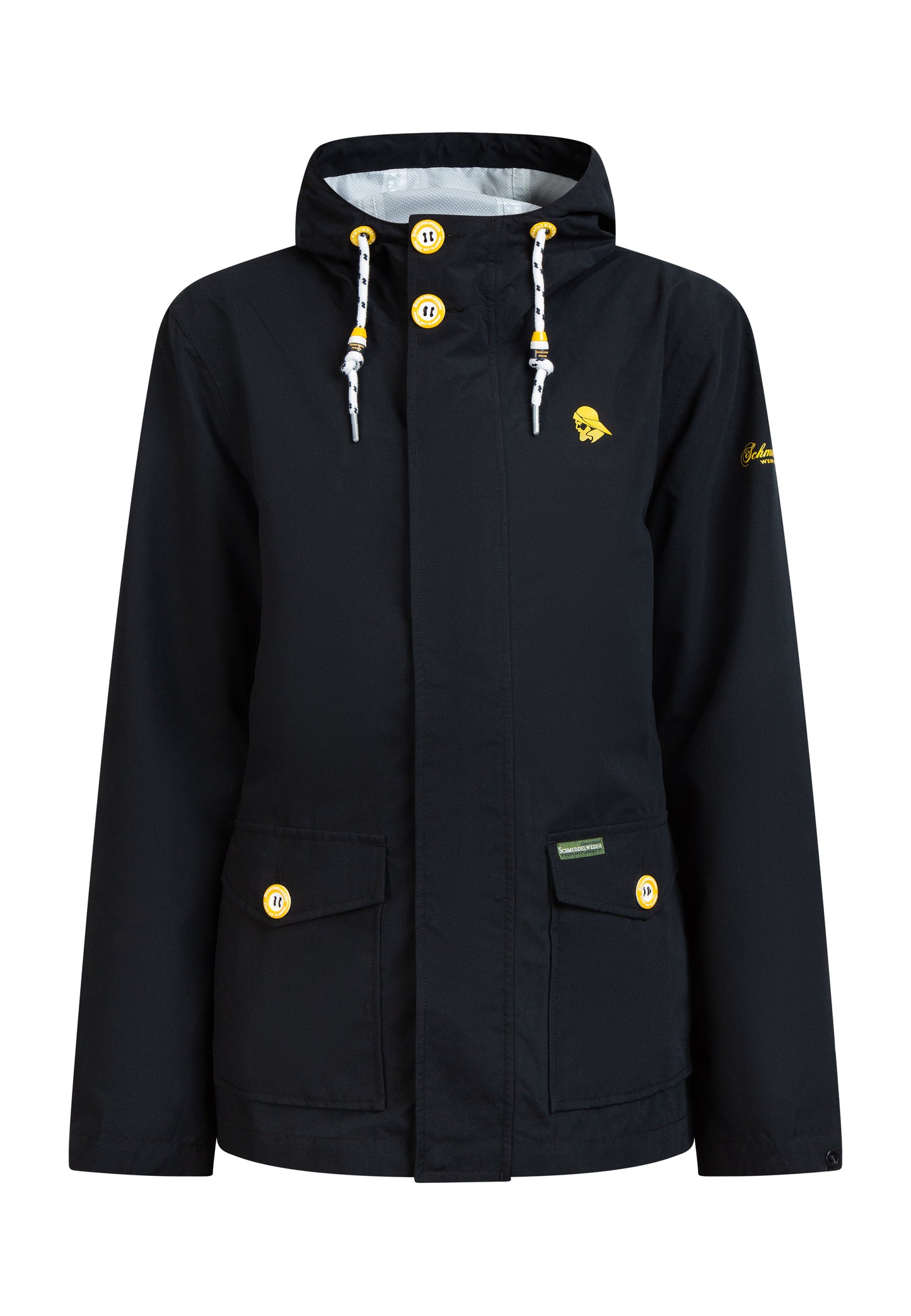 Schmuddelwedda Herren Regenjacke Recyceltes Material