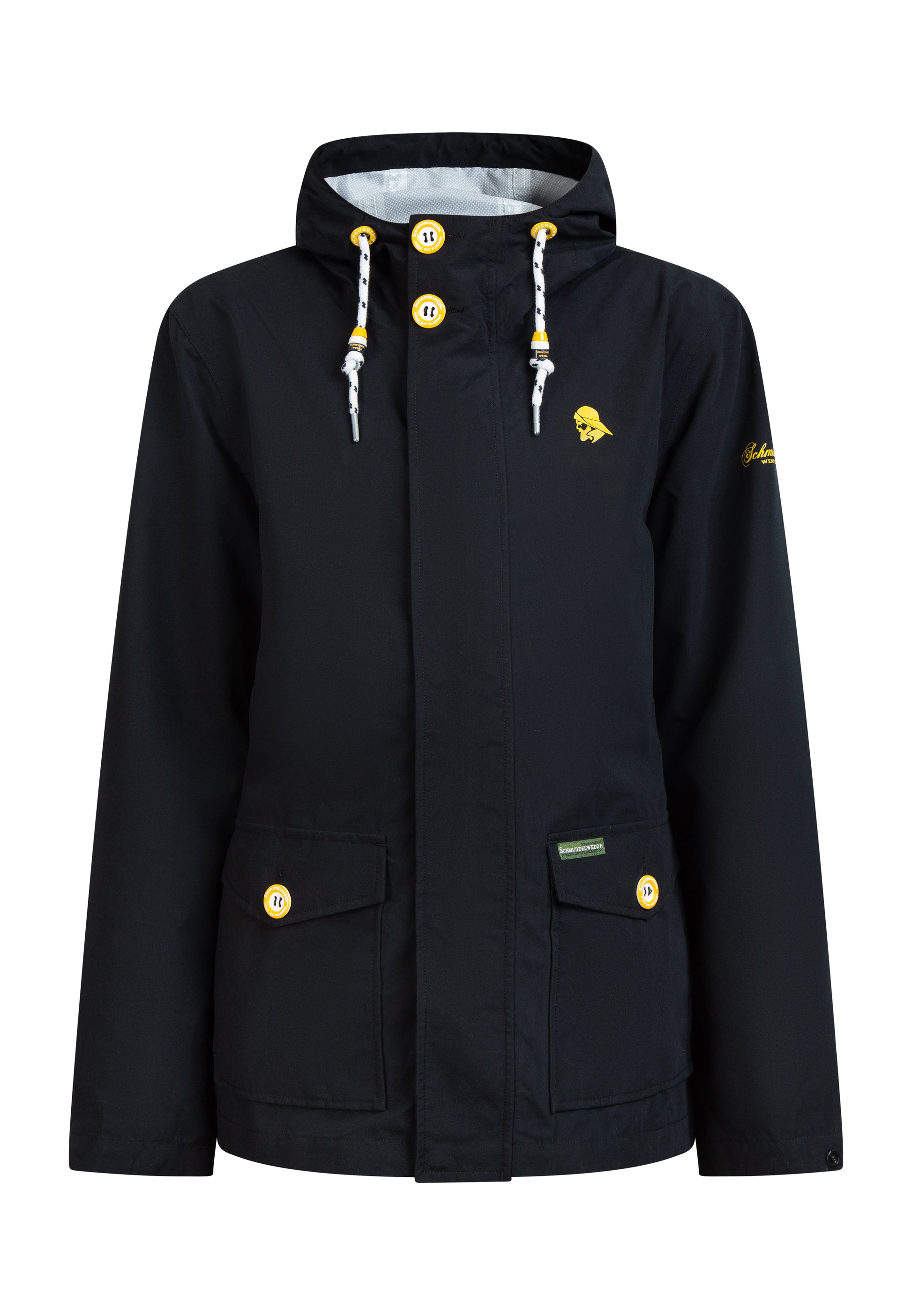 Schmuddelwedda Herren Regenjacke Recyceltes Material