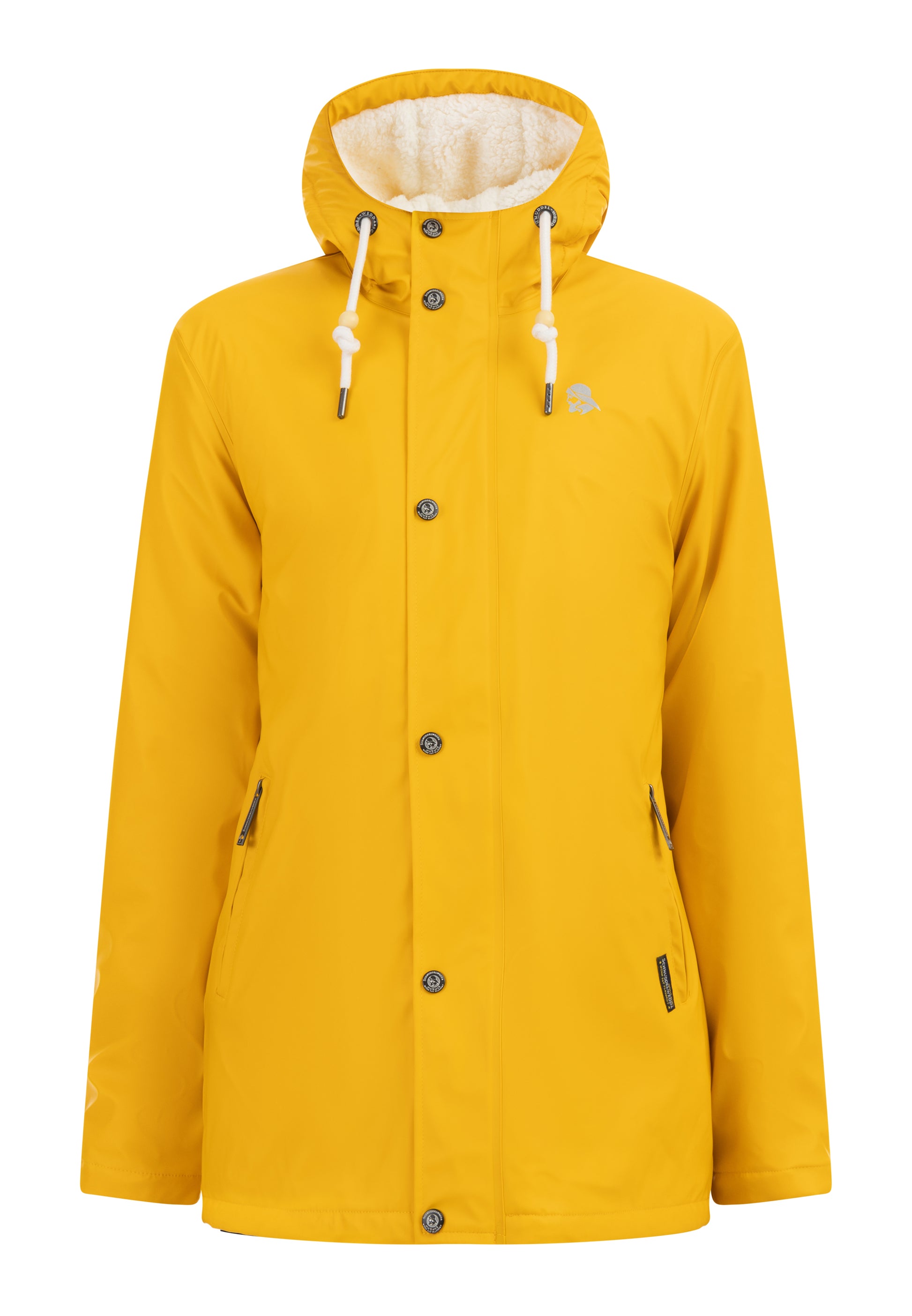 Schmuddelwedda Herren Regenjacke mit Kunstfellfutter