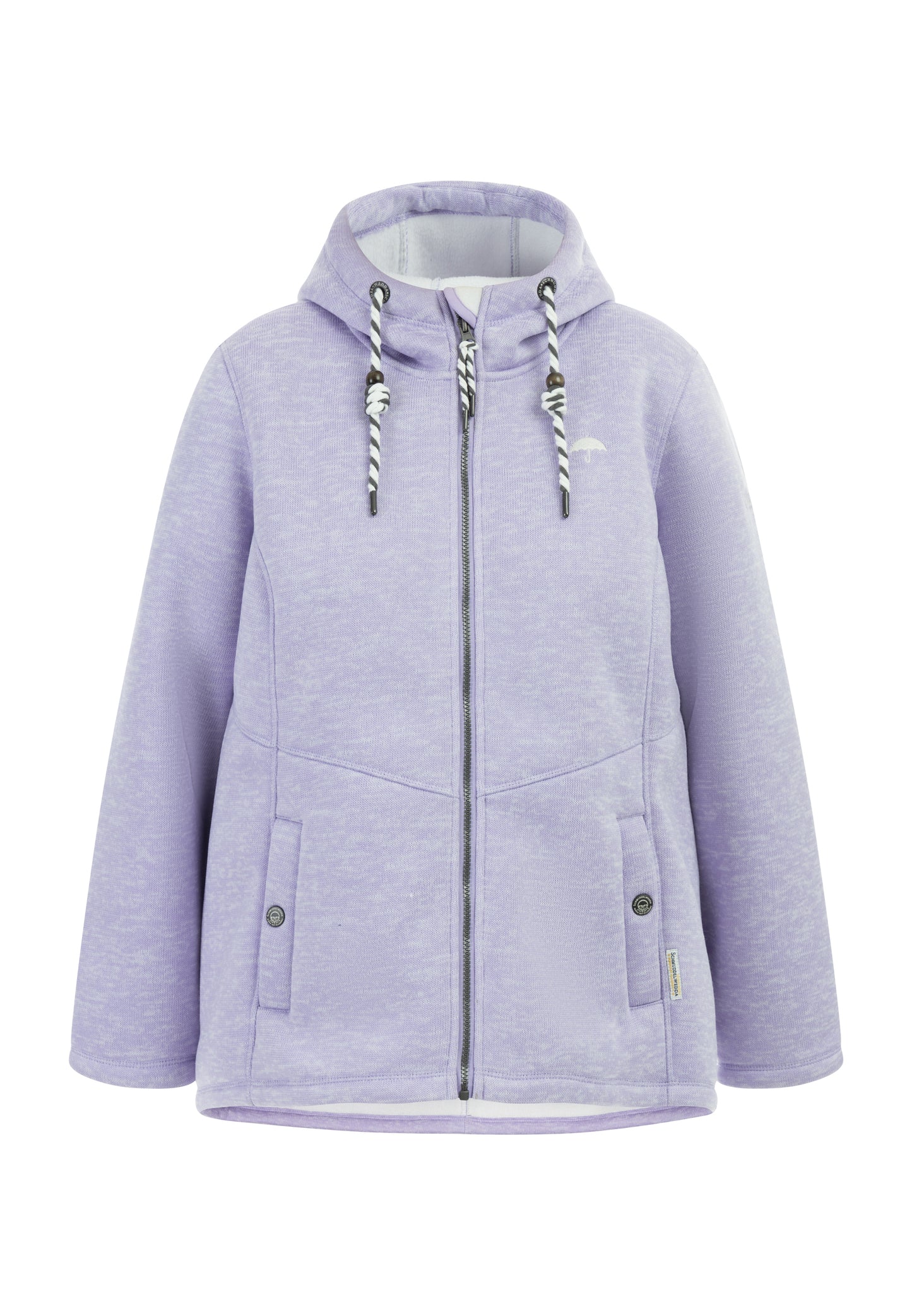 Schmuddelwedda Women's Plus Size Knitted Fleece Jacket Schmuddelwedda