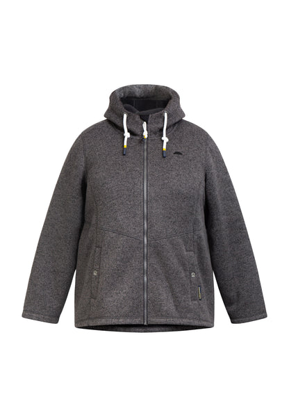 Schmuddelwedda Women's Plus Size Knitted Fleece Jacket Schmuddelwedda