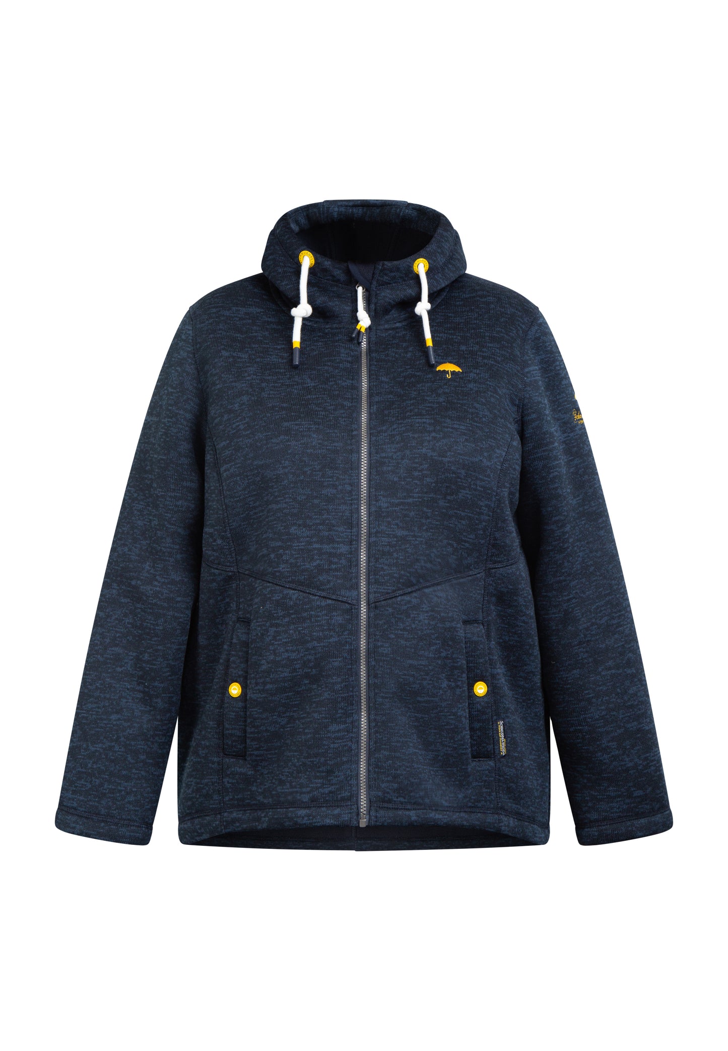 Schmuddelwedda Women's Plus Size Knitted Fleece Jacket Schmuddelwedda