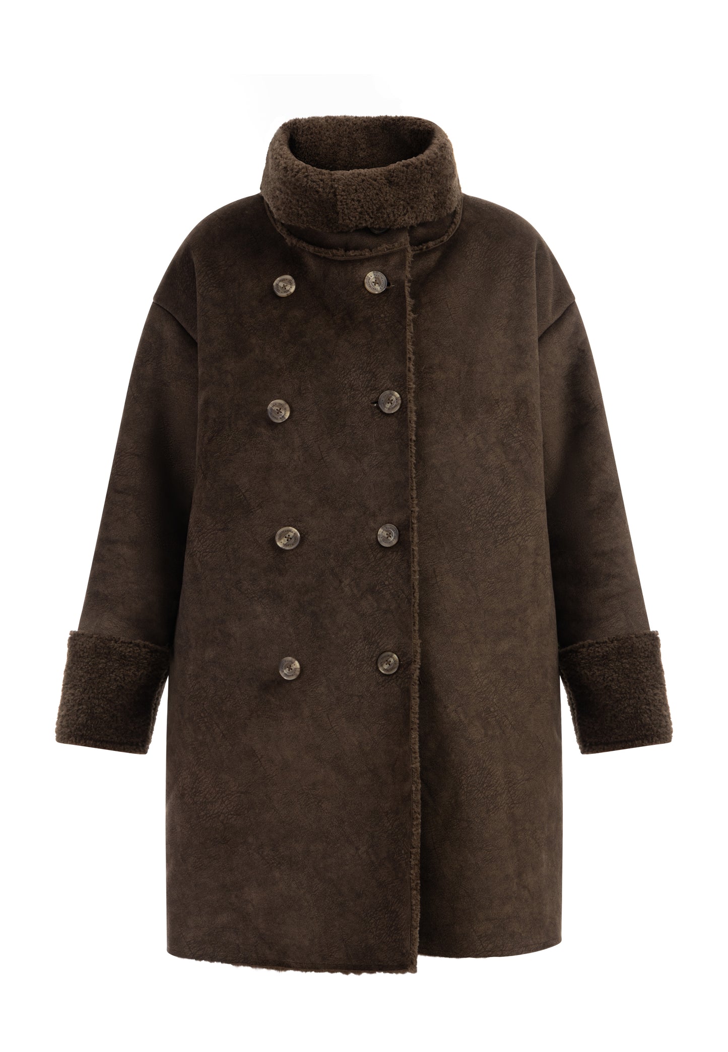 Jacke aus Fellimitat