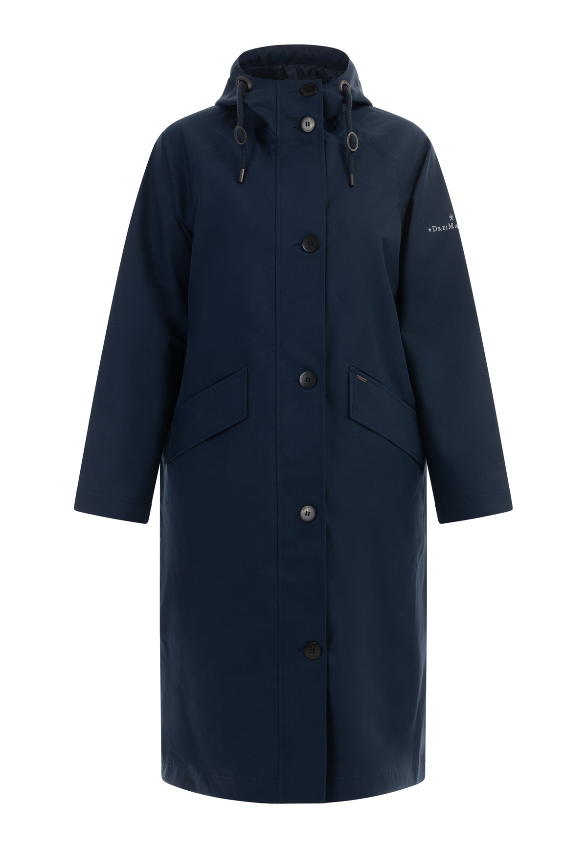 DreiMaster Klassik Women's Regenmantel - recyceltes Material