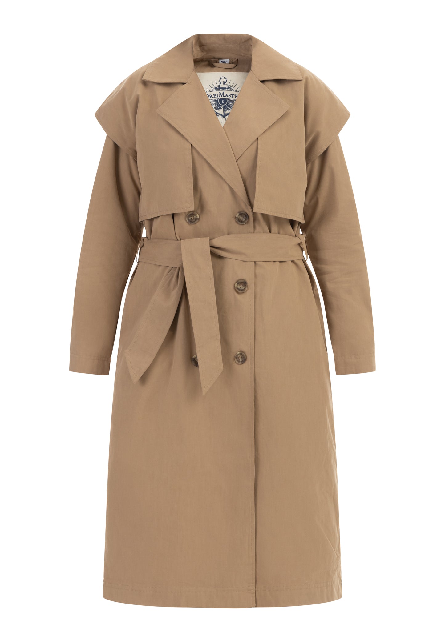 DreiMaster Vintage Damen-Trenchcoat
