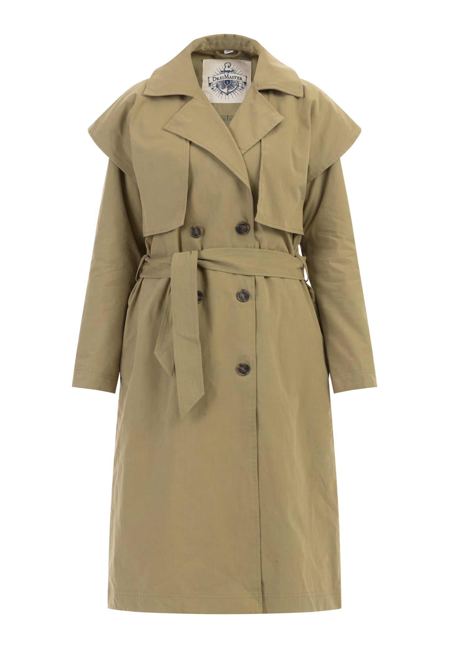 DreiMaster Vintage Damen-Trenchcoat