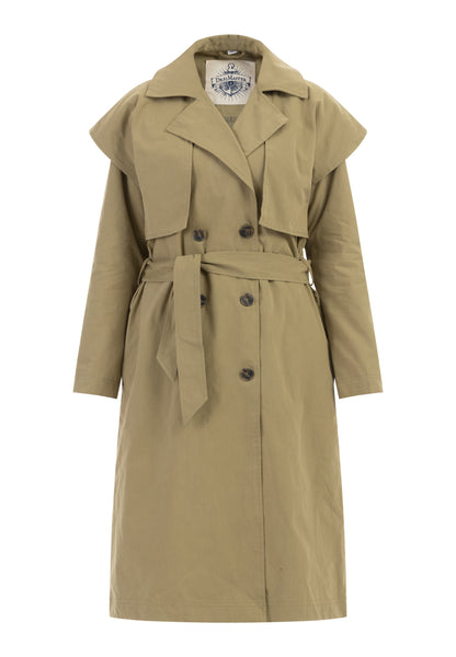 DreiMaster Vintage Damen-Trenchcoat