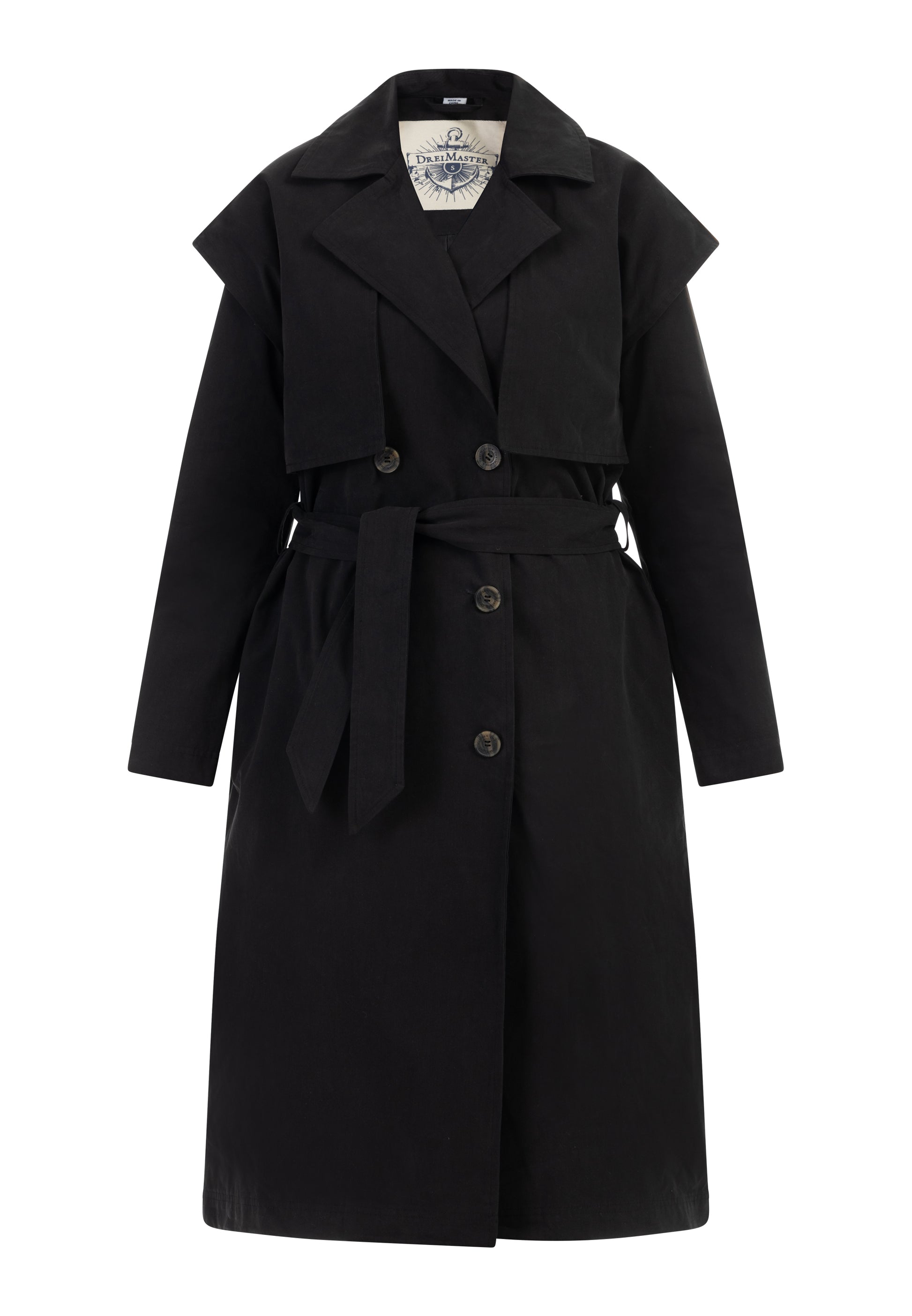 DreiMaster Vintage Damen-Trenchcoat