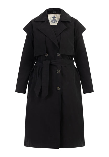DreiMaster Vintage Damen-Trenchcoat