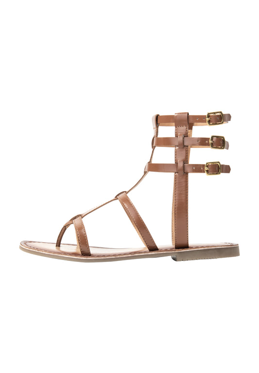 DreiMaster Vintage Damen Leder Sandalen