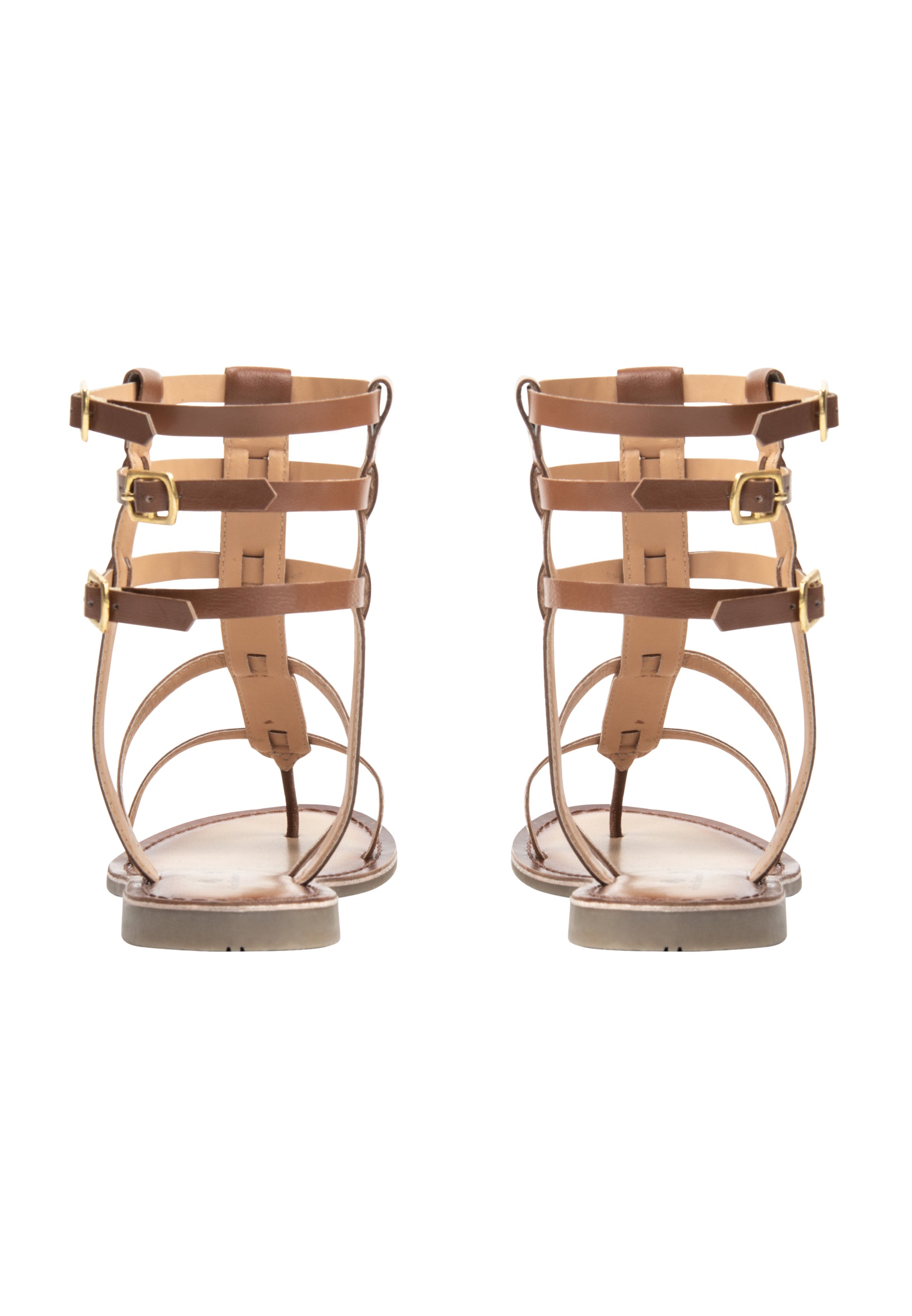 DreiMaster Vintage Damen Leder Sandalen