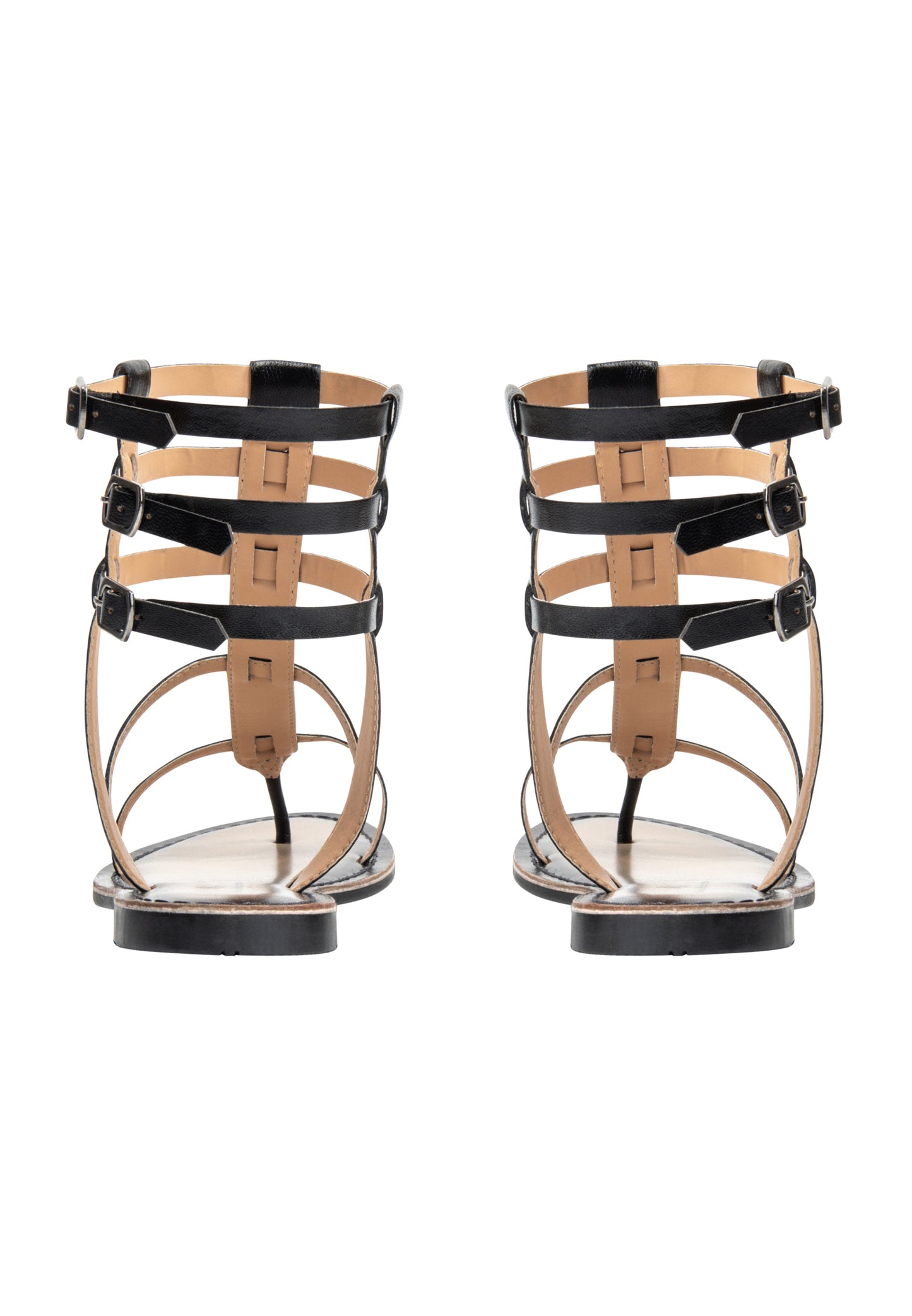 DreiMaster Vintage Damen Leder Sandalen