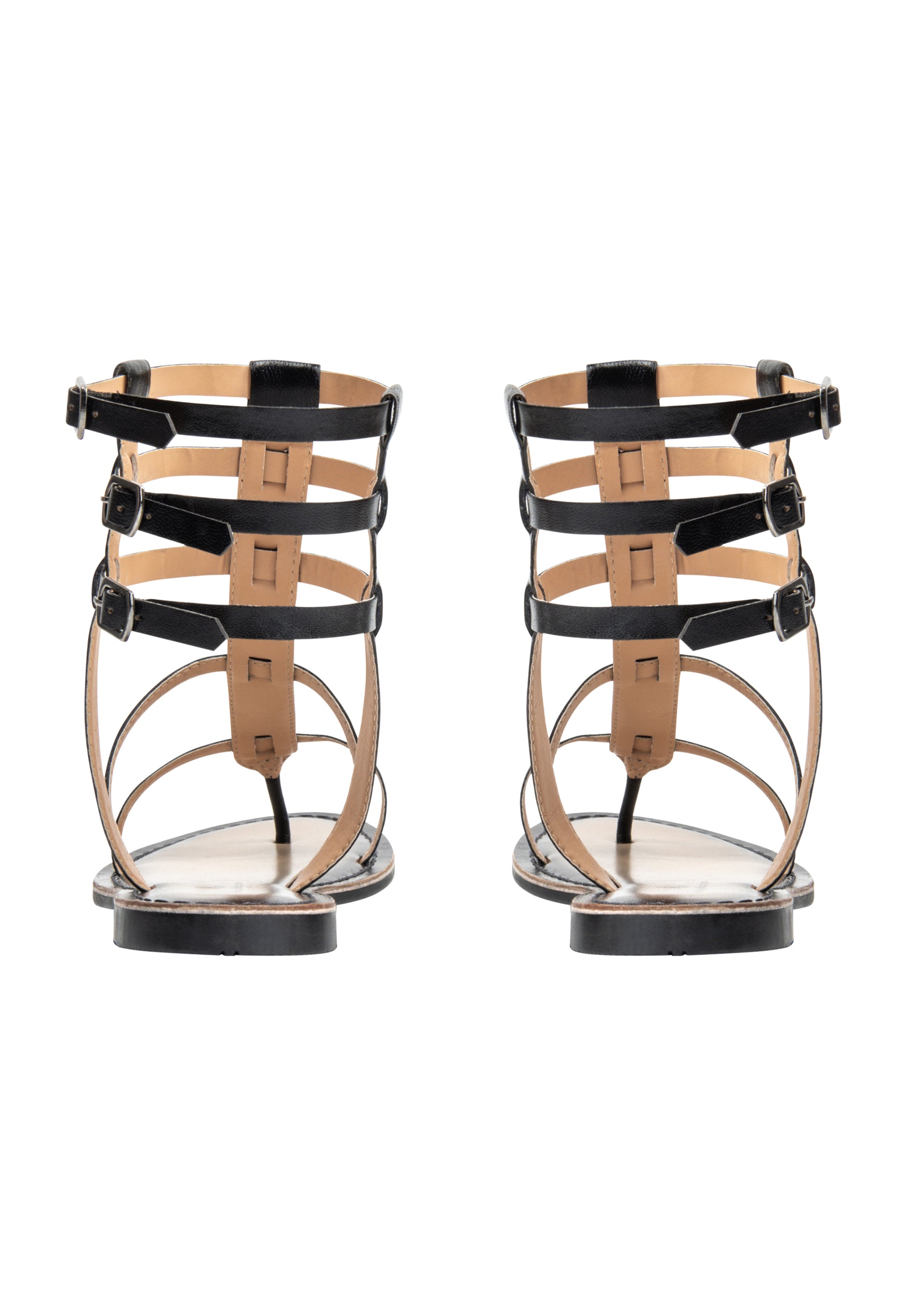 DreiMaster Vintage Damen Leder Sandalen