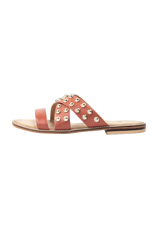 DreiMaster Vintage Damen Sandalen mit Nieten