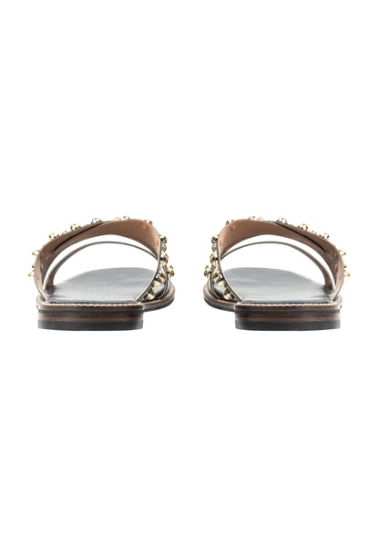 DreiMaster Vintage Damen Sandalen mit Nieten