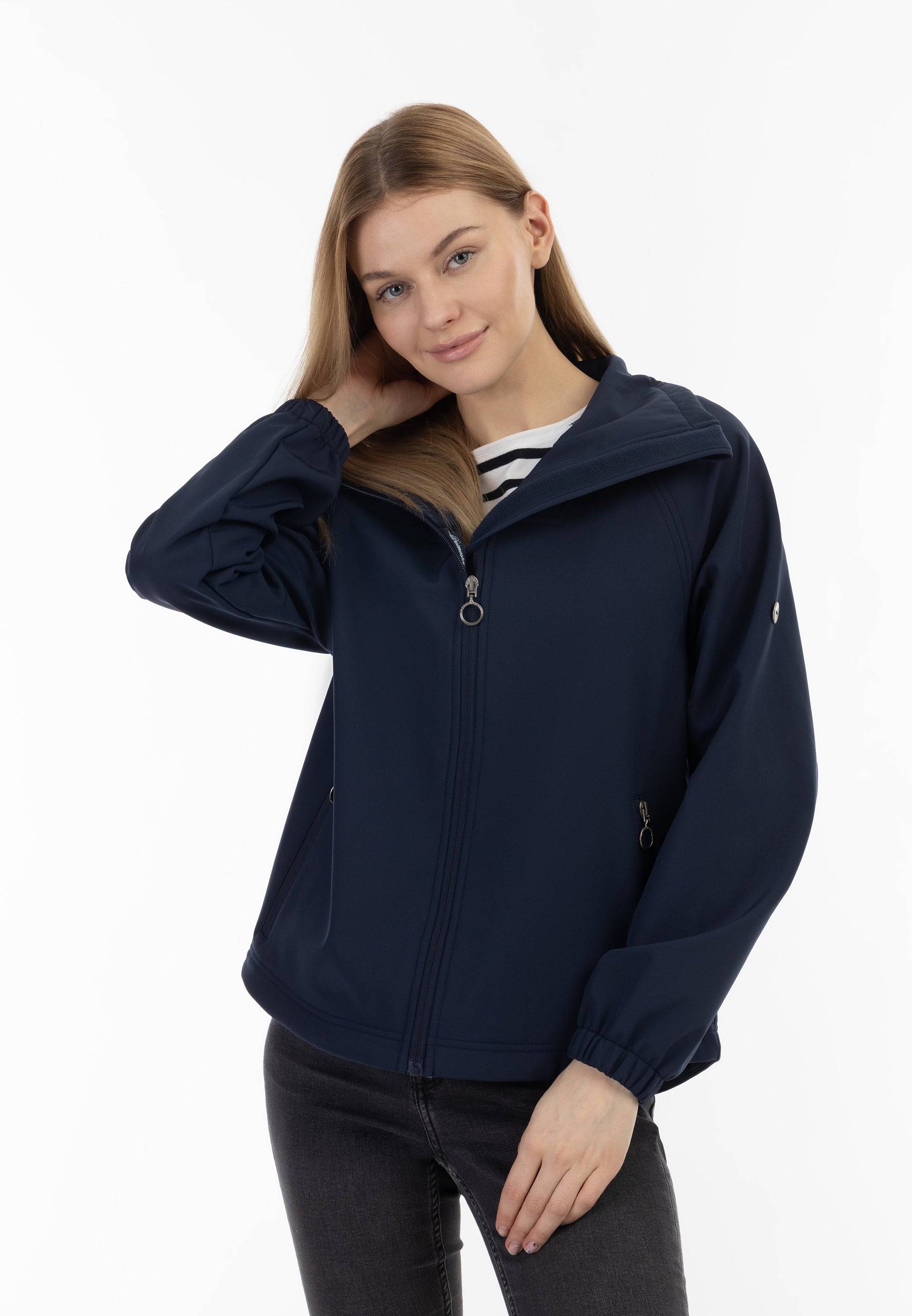Softshelljacke – recyceltes Material