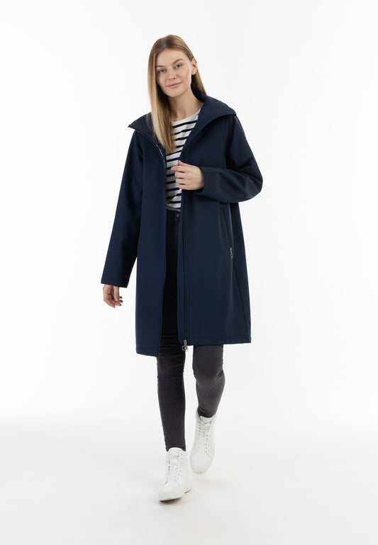 DreiMaster Maritim Damen Softshell-Mantel Recyceltes Material
