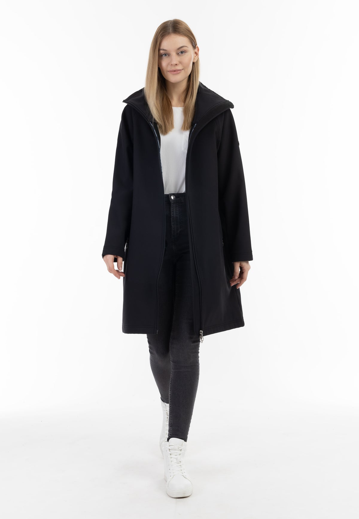 DreiMaster Maritim Women's Softshellmantel - recyceltes Material