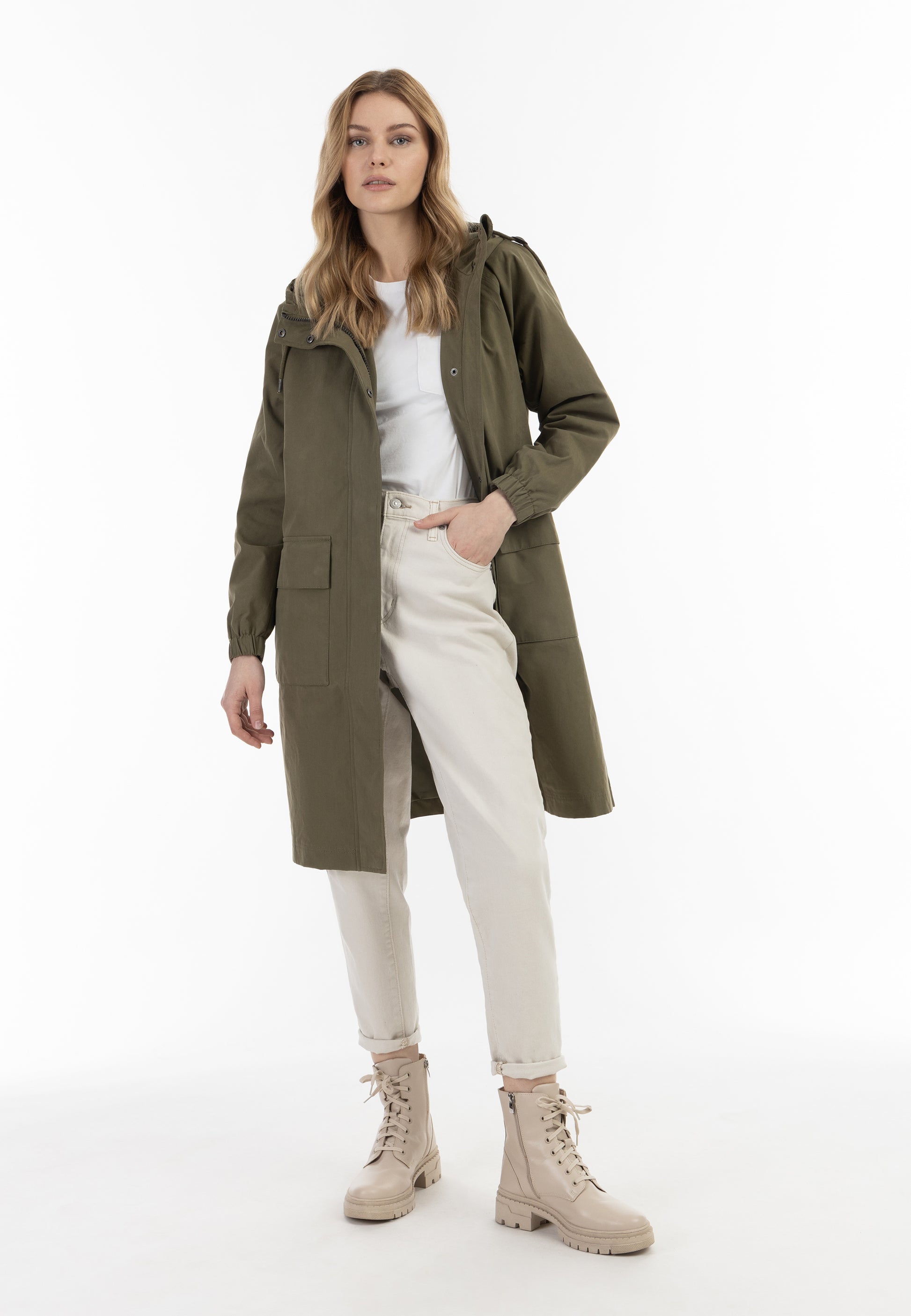 DreiMaster Vintage Damen Leichter Baumwollparka