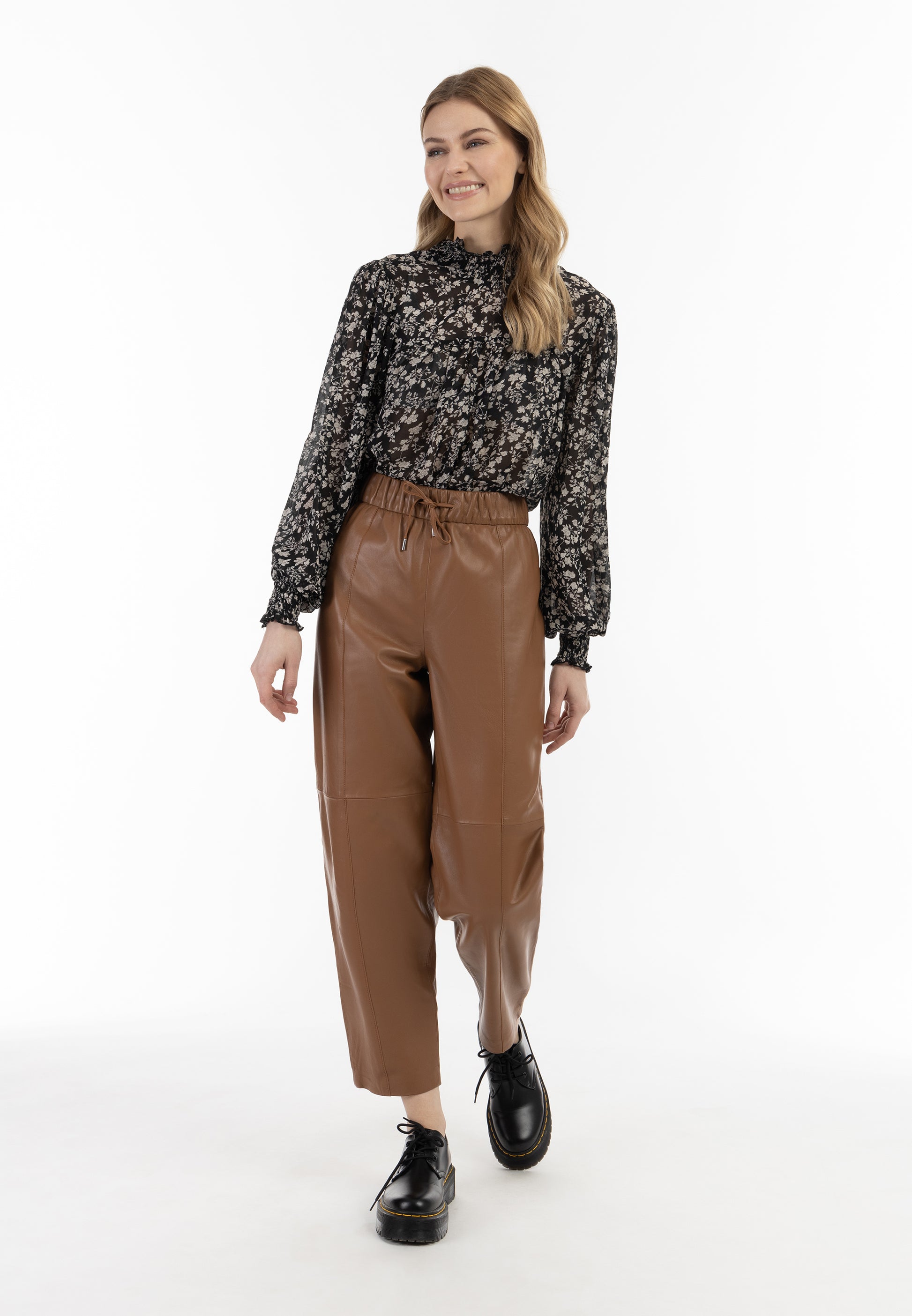 DreiMaster Vintage Damen Lederhose