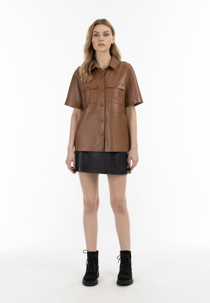 DreiMaster Vintage Women's Leather Shirt