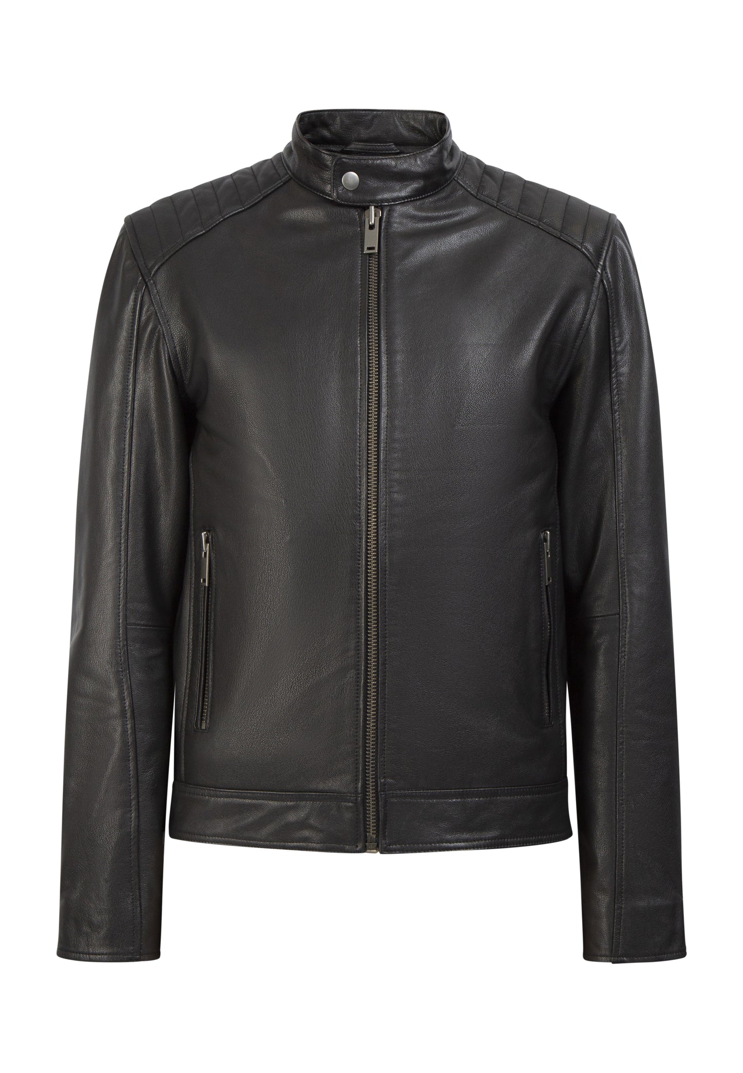 DreiMaster Vintage męska kurtka skórzana w stylu biker