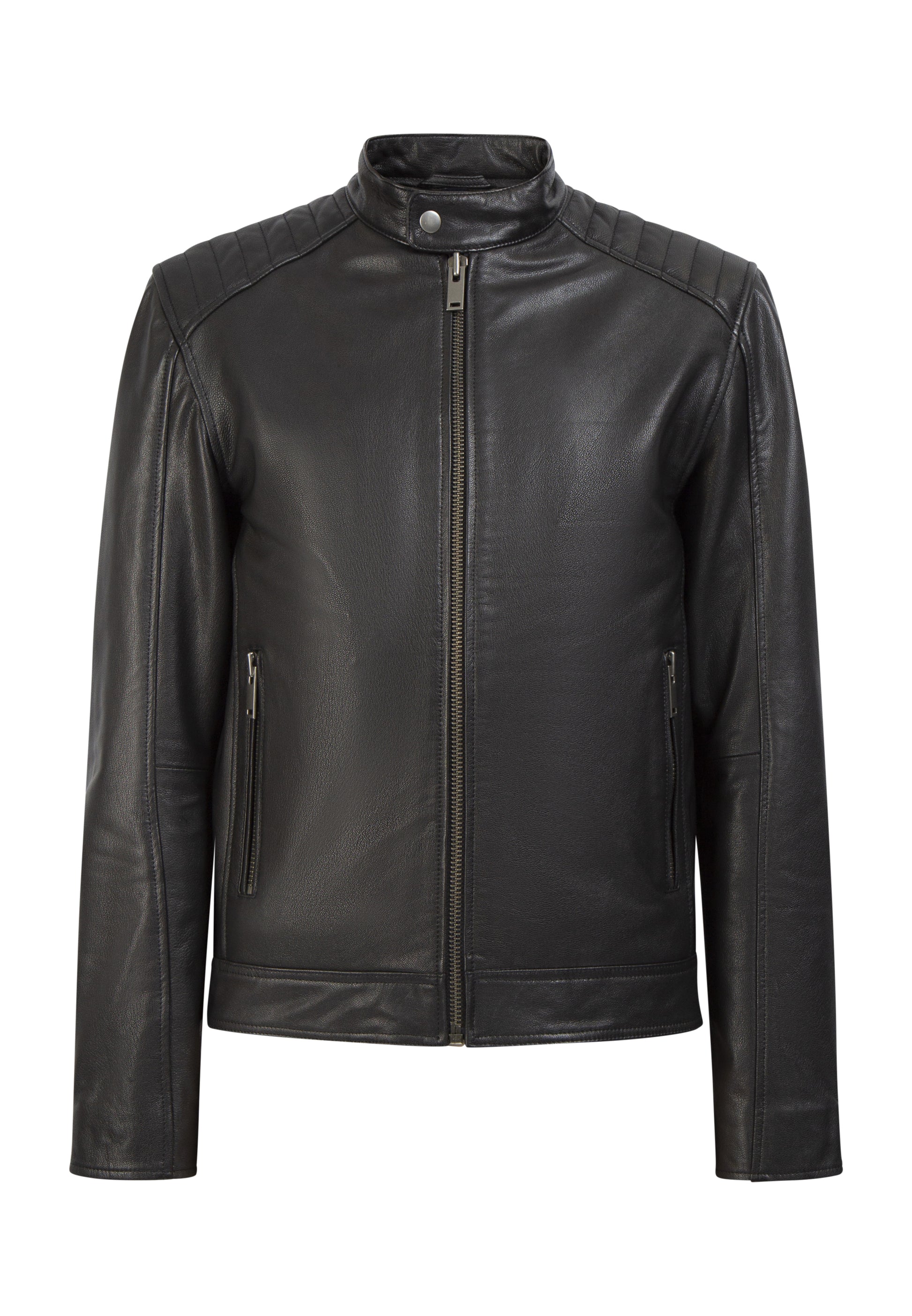 DreiMaster Vintage męska kurtka skórzana w stylu biker