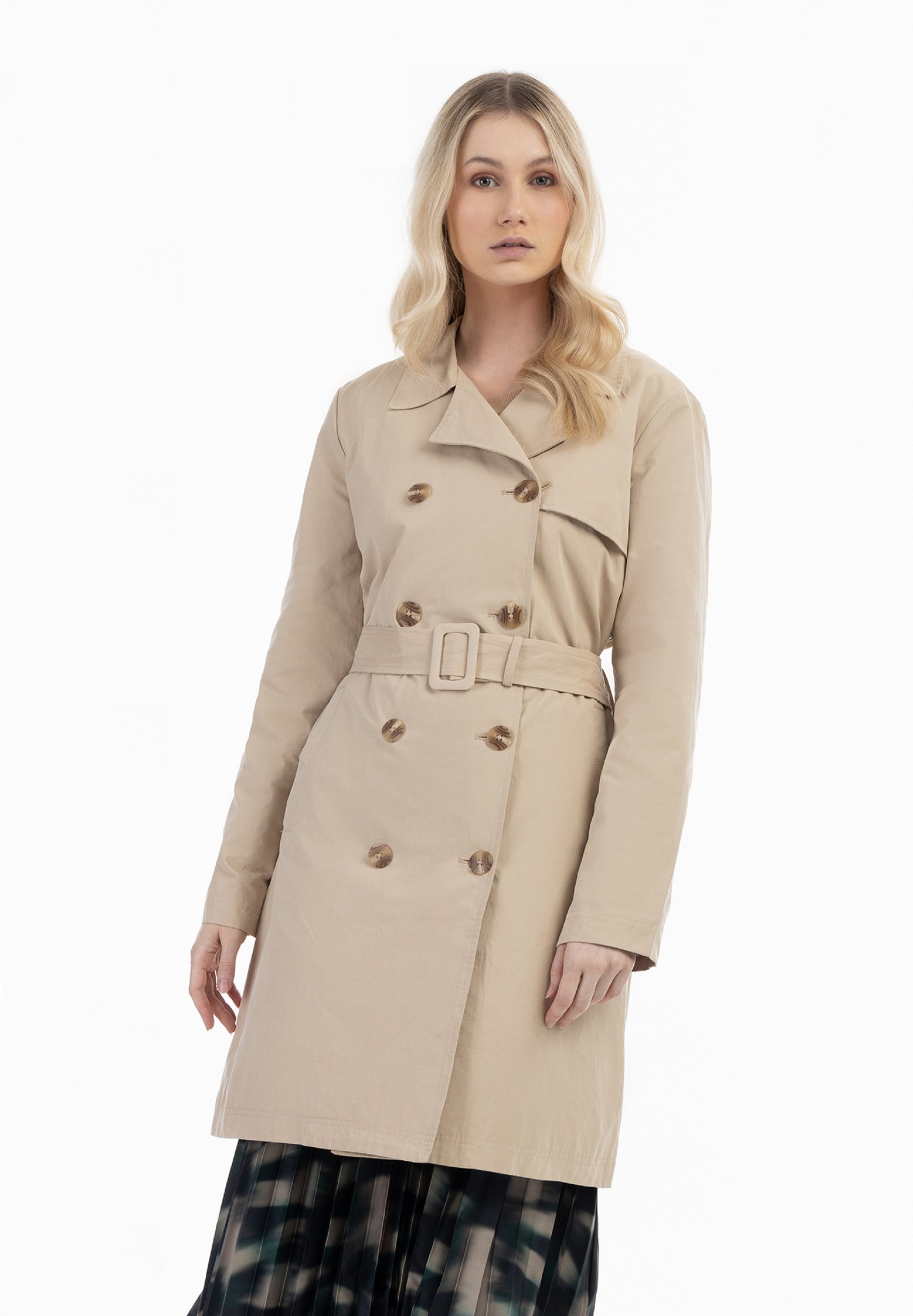DreiMaster Klassik Women's Classic Trench Coat - Schmuddelwedda Shop