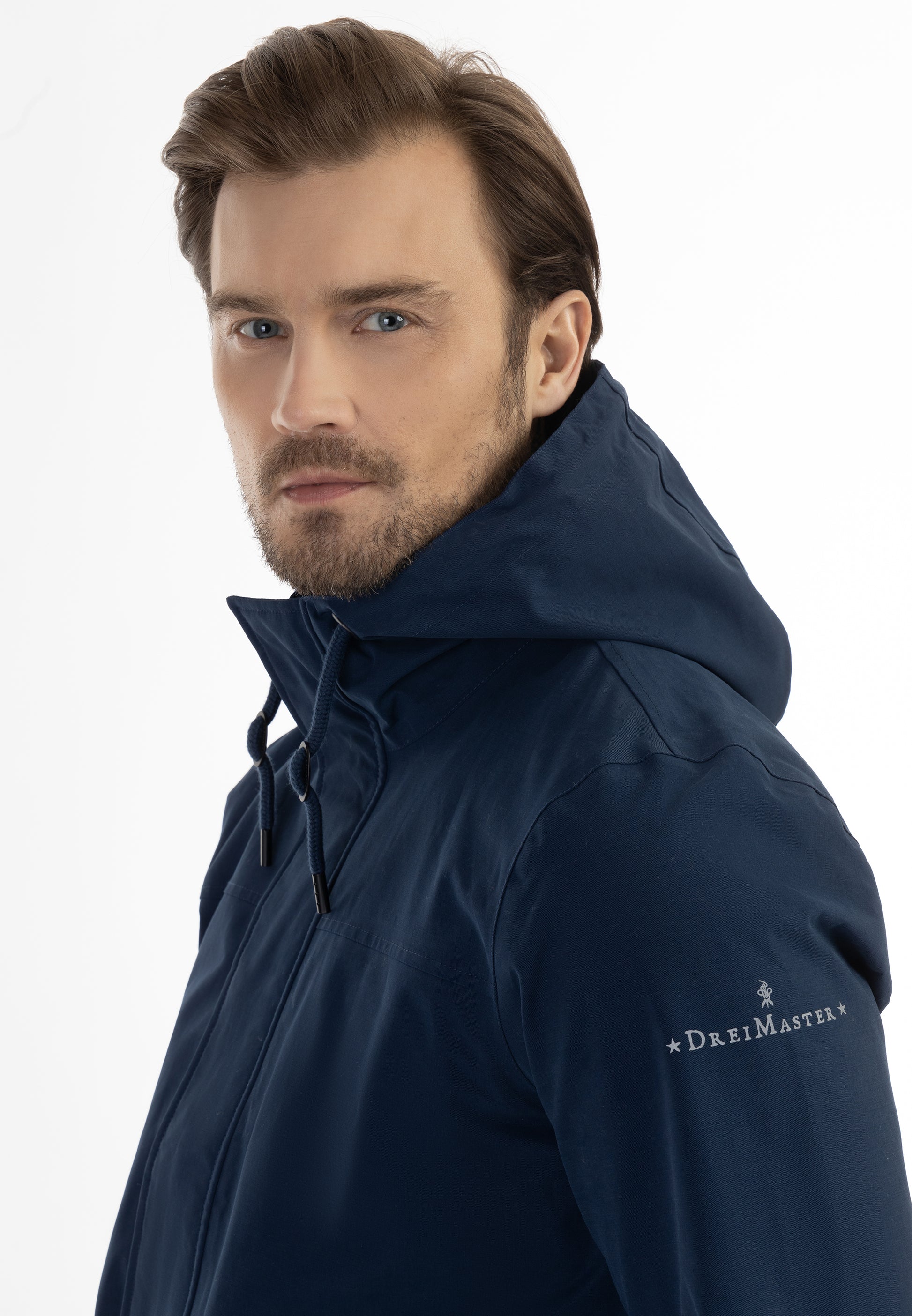 Dreimaster Klassik Men's Rain Jacket - Schmuddelwedda Shop