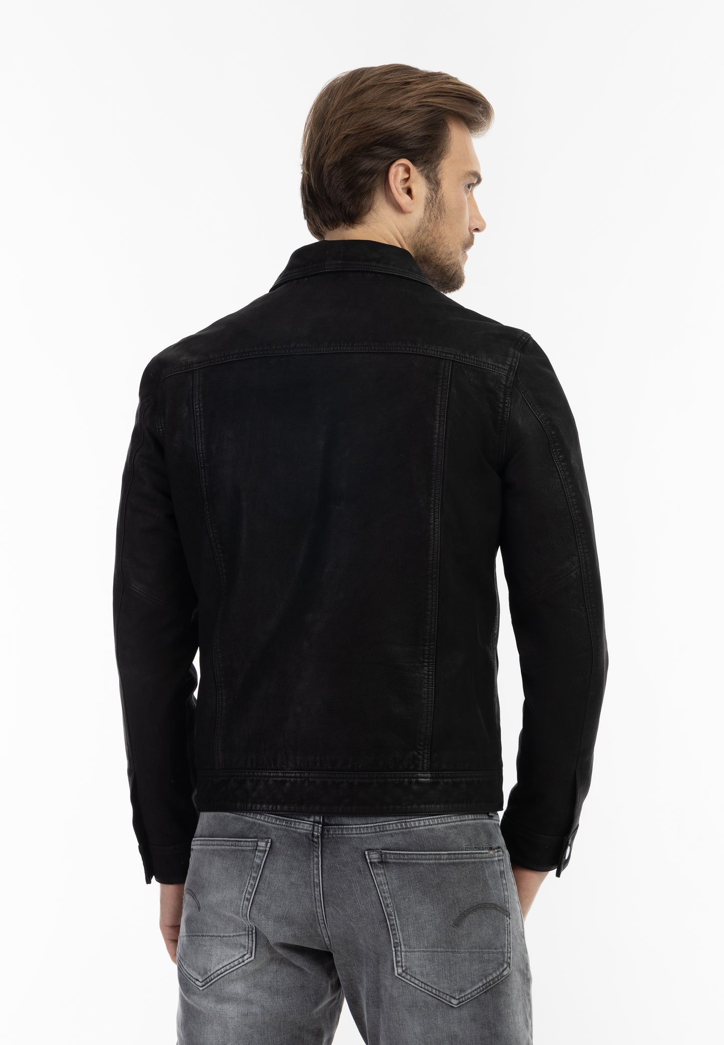 DreiMaster Vintage Herren-Lederjacke