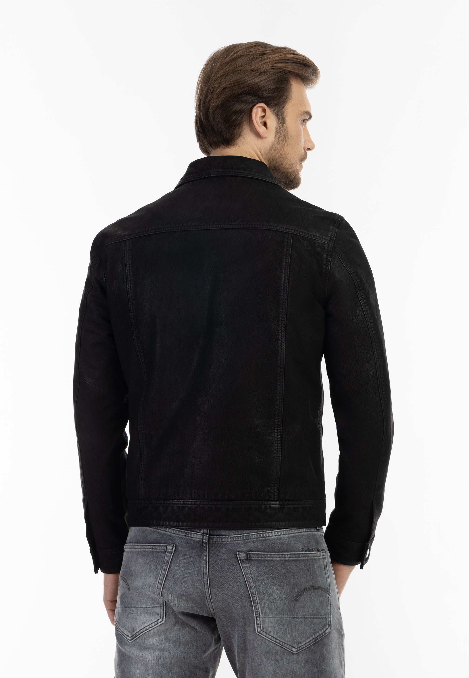 DreiMaster Vintage Herren-Lederjacke