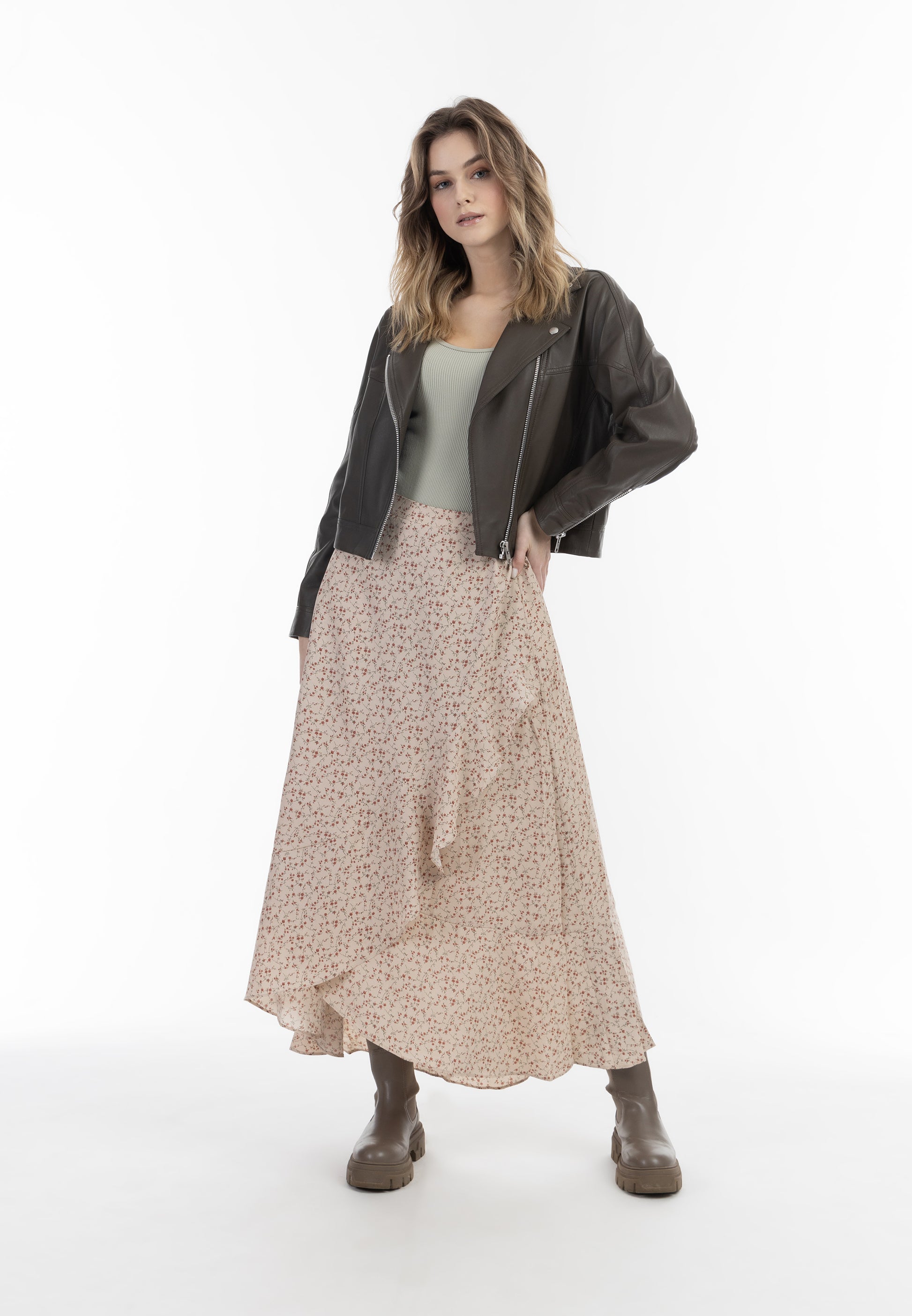 DreiMaster Vintage Damen Lederjacke