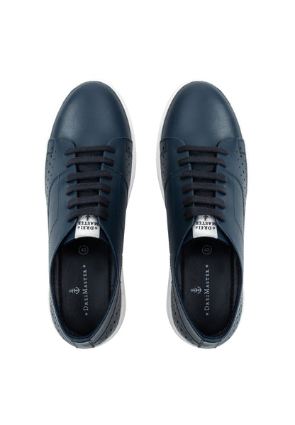 DreiMaster Maritim Men's Leather Sneakers - Schmuddelwedda Shop