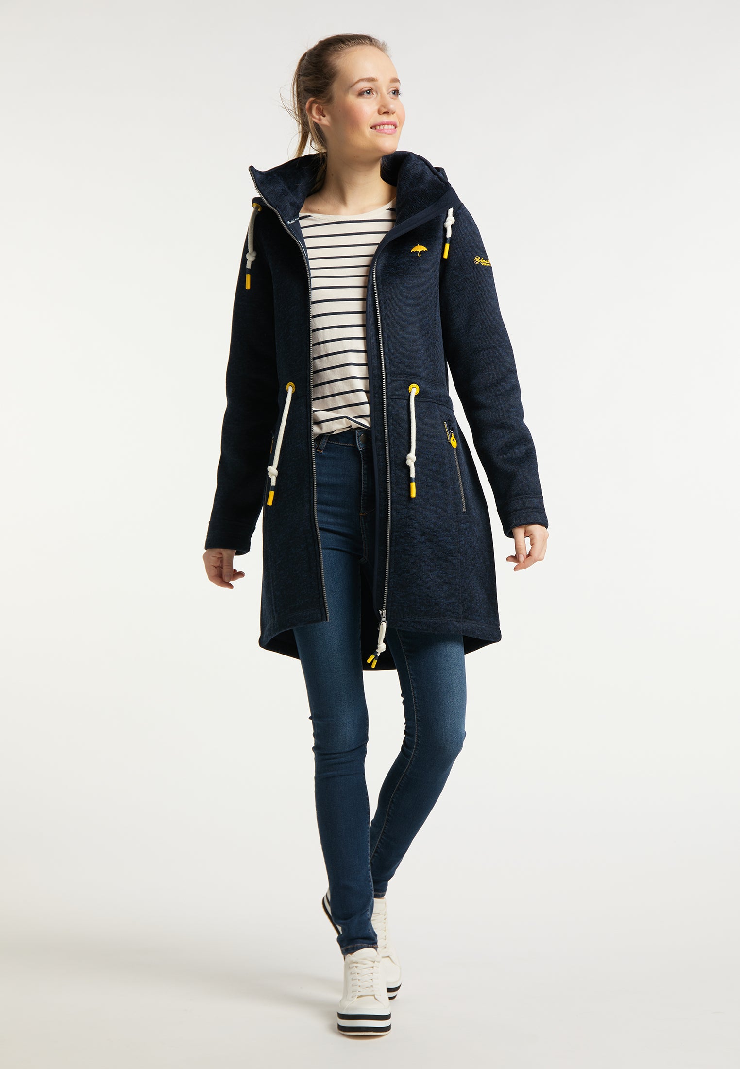 Schmuddelwedda Women's Knit Fleece Coat Schmuddelwedda