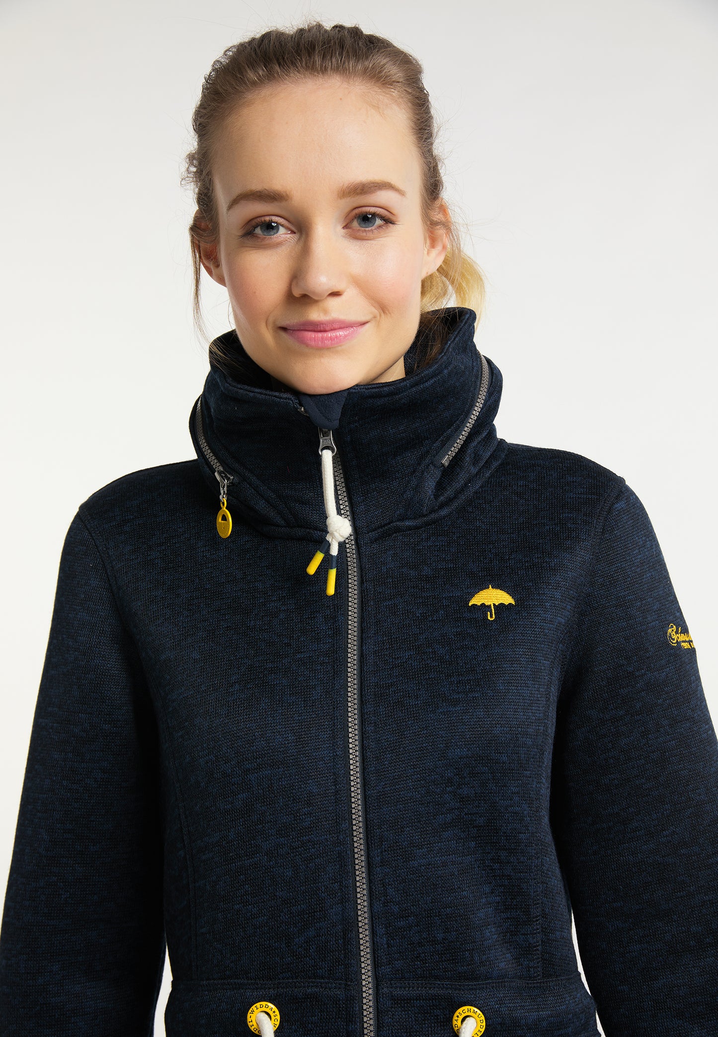 Schmuddelwedda Women's Knit Fleece Coat Schmuddelwedda