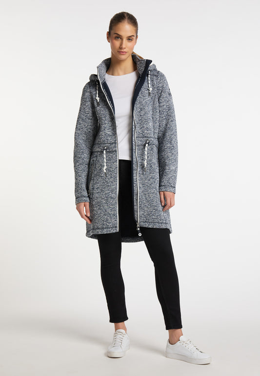 Schmuddelwedda Damen-Strickfleecemantel
