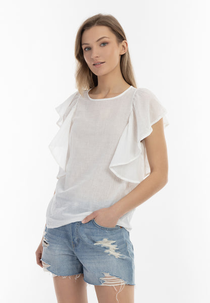 Dreimaster Vintage Damen Bluse Shirt