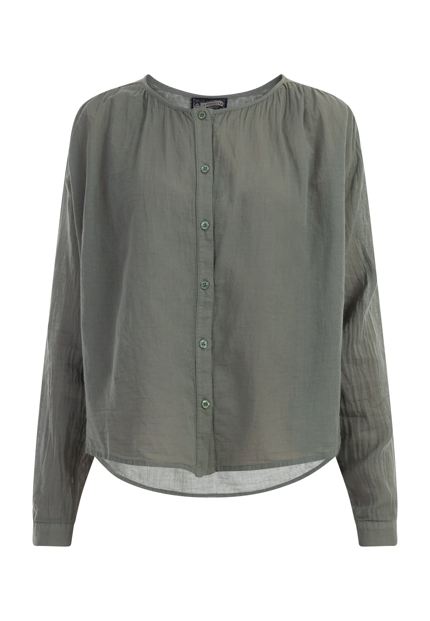 Dreimaster Vintage damska bluzka z długim rękawem