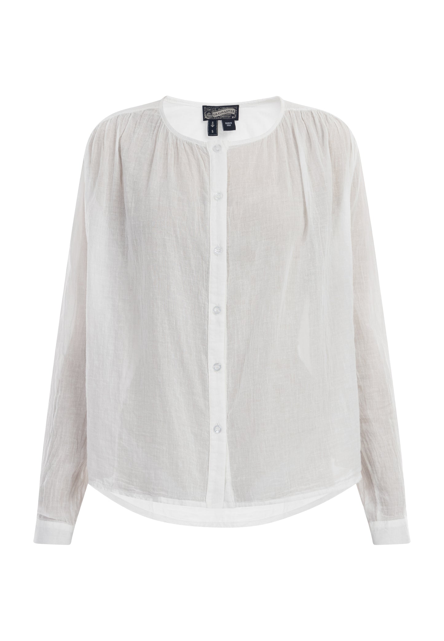 Dreimaster Vintage damska bluzka z długim rękawem