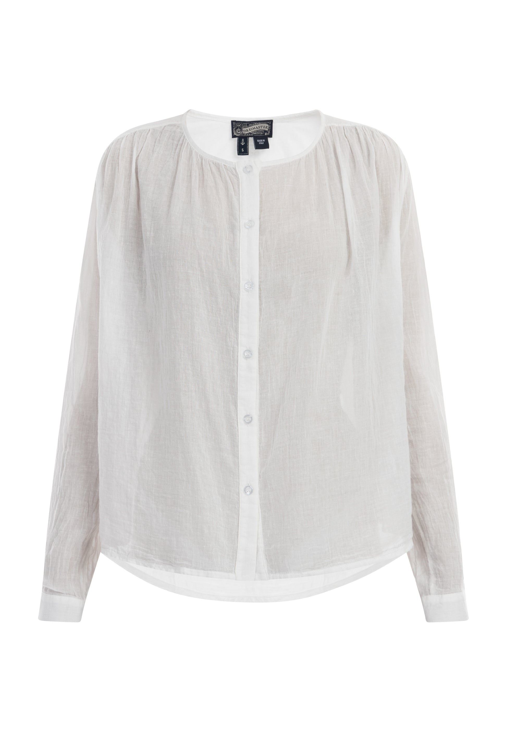 Dreimaster Vintage damska bluzka z długim rękawem