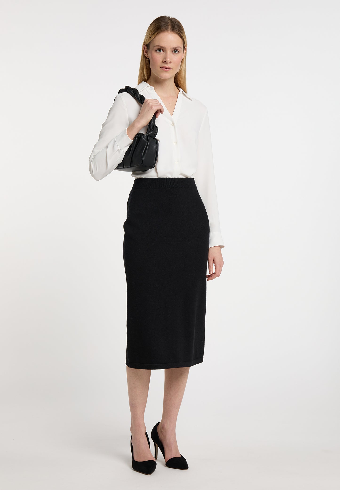 Dreimaster Klassik damska dzianinowa spódnica