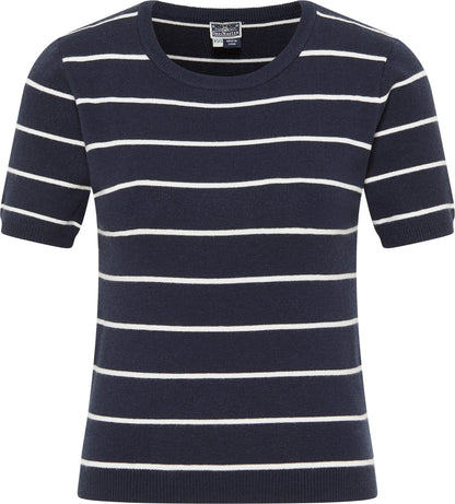 Dreimaster Maritim Damen Kurzarmpullover