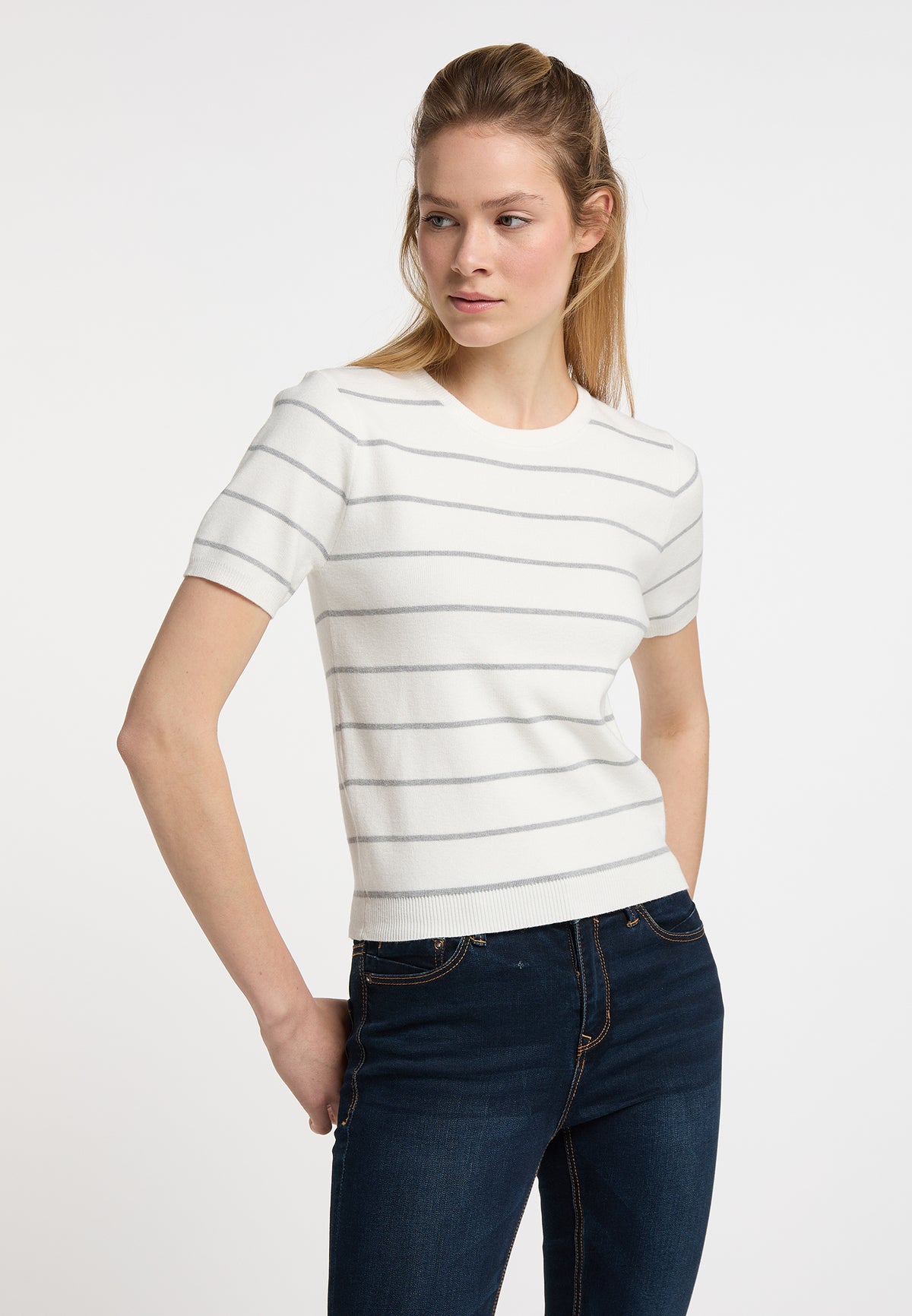 DreiMaster Maritim Damen-Kurzarmpullover