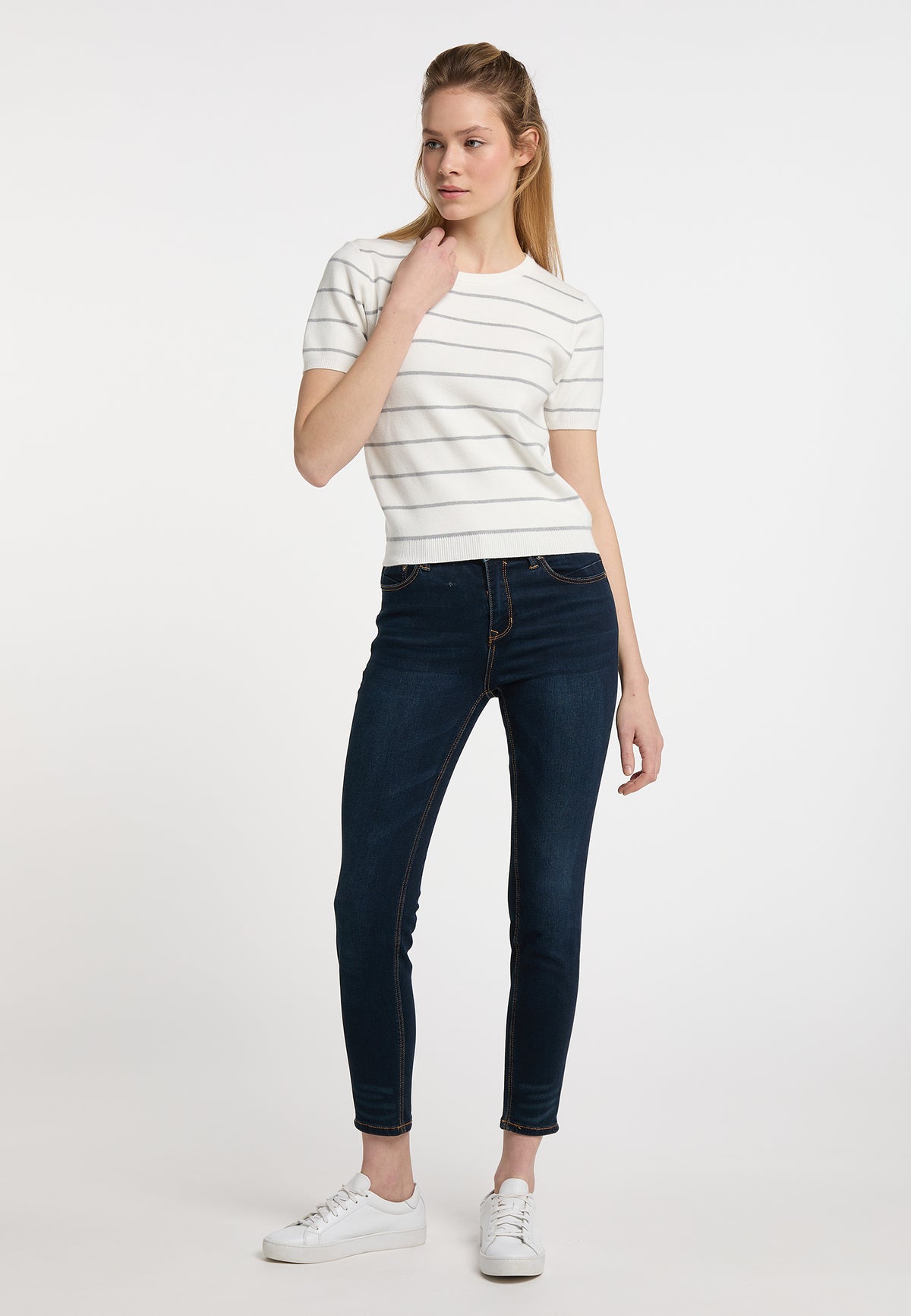 DreiMaster Maritim Damen-Kurzarmpullover
