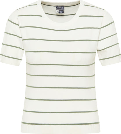 Dreimaster Maritim Damen Kurzarmpullover