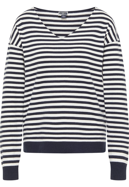 Dreimaster maritim damski sweter z dzianiny